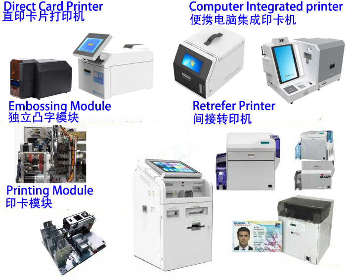 Portable Computer Integrated Card Printer